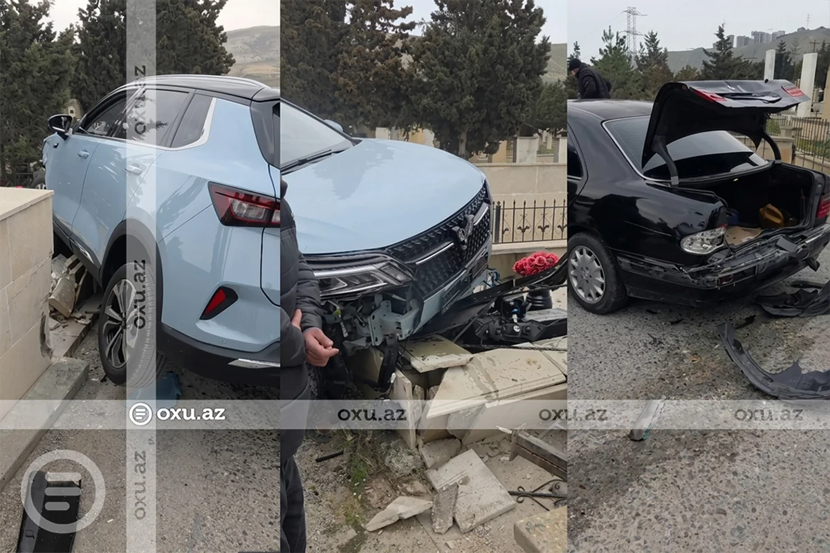 Bakıda avtomobillər toqquşdu